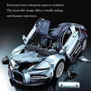 1:8 Scale Huge Supercar Building Set for Adults, 58.5cm Large MOC Race Car Model Kit, Birthday Gift for Boys Teens Age 8-14 12-16
