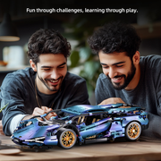 Technic Sports Car Model for Lambo, 1/14 Race Car Advanced Building Set, Exclusive Collectible Model, MOC Supercar Model Kit, Birthday Gifts for Kids Teens Age 8-14 12-16