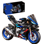 1:5 Superbike Collector's Building Kit (1909 PCS) – Premium Racing Motorcycle Model & Display Base