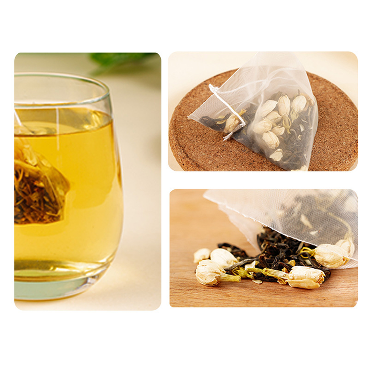 Jasmine Green Tea Bags, Naturally Jasmine-Scented, 40 Count Smooth Green Tea With Soft Jasmine Aroma, No Petals Inside, Sugar-Free, Just Floral Perfection