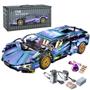 Technic Sports Car Model for Lambo, 1/14 Race Car Advanced Building Set, Exclusive Collectible Model, MOC Supercar Model Kit, Birthday Gifts for Kids Teens Age 8-14 12-16
