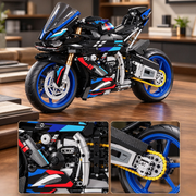 1:5 Superbike Collector's Building Kit (1909 PCS) – Premium Racing Motorcycle Model & Display Base