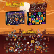 Halloween Advent Calendar 2026 Building Blocks, 31 Days Halloween Countdown Blind Box, 6 in 1 DIY Creative Assembly Kits, Creative Halloween Ornament and Present