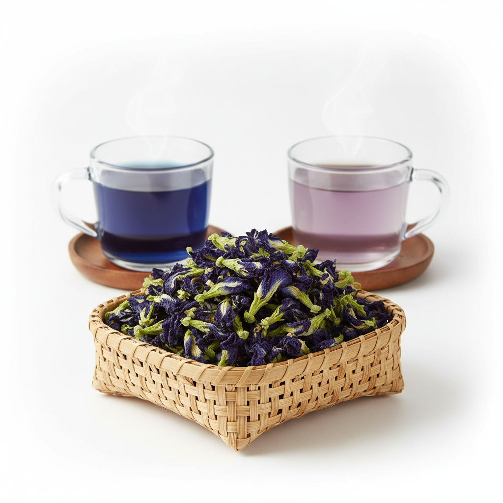 蝶豆花茶高清产品图