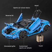 1:8 MOC Supercar Building Set for Boys & Adults, Lambo Centenario hypercar Model Kit with Manual Scissor Doors & Adjustable Rear Wing, Birthday Gifts for Teens Age 8-14 12-16 (3789 Piece )