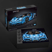 1:8 MOC Supercar Building Set for Boys & Adults, Lambo Centenario hypercar Model Kit with Manual Scissor Doors & Adjustable Rear Wing, Birthday Gifts for Teens Age 8-14 12-16 (3789 Piece )