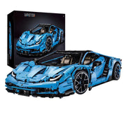 1:8 MOC Supercar Building Set for Boys & Adults, Lambo Centenario hypercar Model Kit with Manual Scissor Doors & Adjustable Rear Wing, Birthday Gifts for Teens Age 8-14 12-16 (3789 Piece )