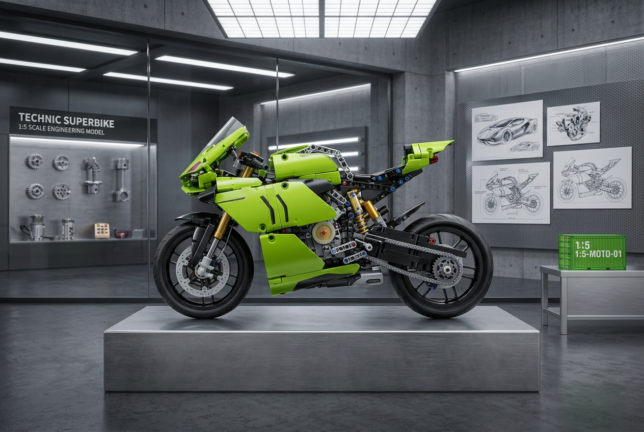 1:5 Scale Racing Superbike Mechanical Model