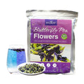 Pure Dried Butterfly Pea Flowers Tea 500g(17.6 Oz.), Premium Butterfly Pea Tea Butterfly Pea Flower Herbs Tea, Healthy Tea Natural Food Coloring for Drinks Party Funness Food Colors