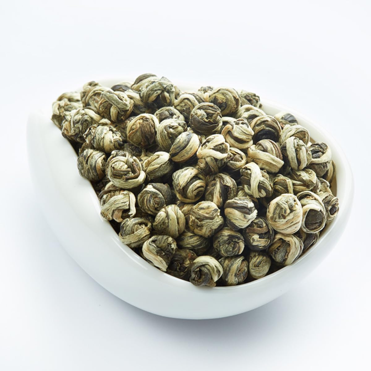 Jasmine Dragon Pearls, 200g (7 Oz) Jasmine Dragon Pearl Ball Loose Leaf Green Tea Jasime Tea, Pearls Green Tea Dragon Pearls Dragon Ball Jasmine Tea