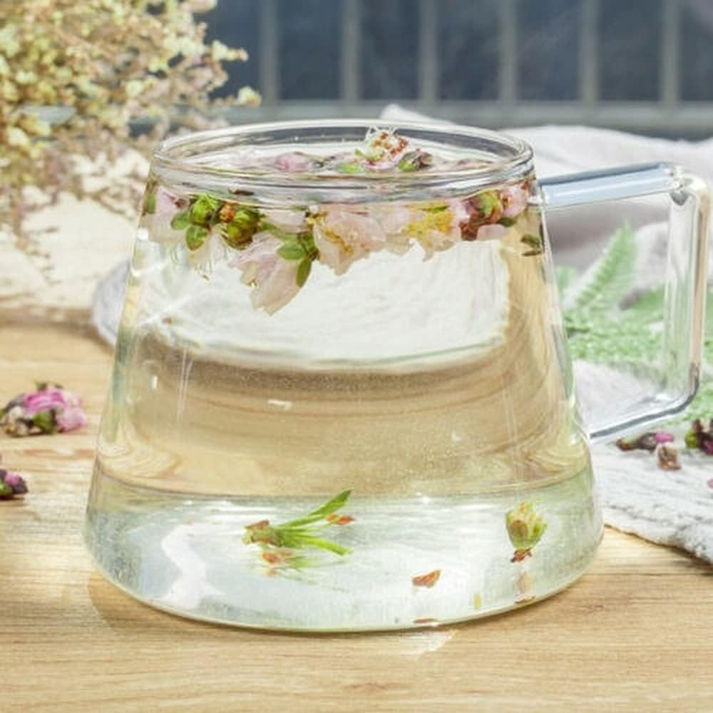Peach Blossom Flower Tea 40g (1.4 Oz), Natural Dried Peaches Flower, Premium Dried Peach Bud Peach Blossom Tea Herbal Tea
