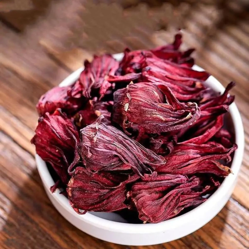 Hibiscus Tea 40g (1.4 Oz), 100% Natural Hibiscus Flowers Dried Flower Tea, Roselle tea Luoshen Flower Tea Herbal Tea