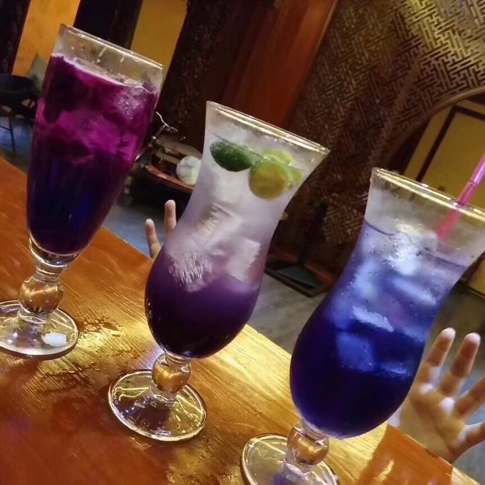 Blue Butterfly Pea Flowers, All Natural Dried Butterfly Pea Flower Herbs Herbal Healthy Tea Drink Recipes Natural Food Coloring, 500 Grams (17.6 Oz) /250 Grams (8.8 Oz)
