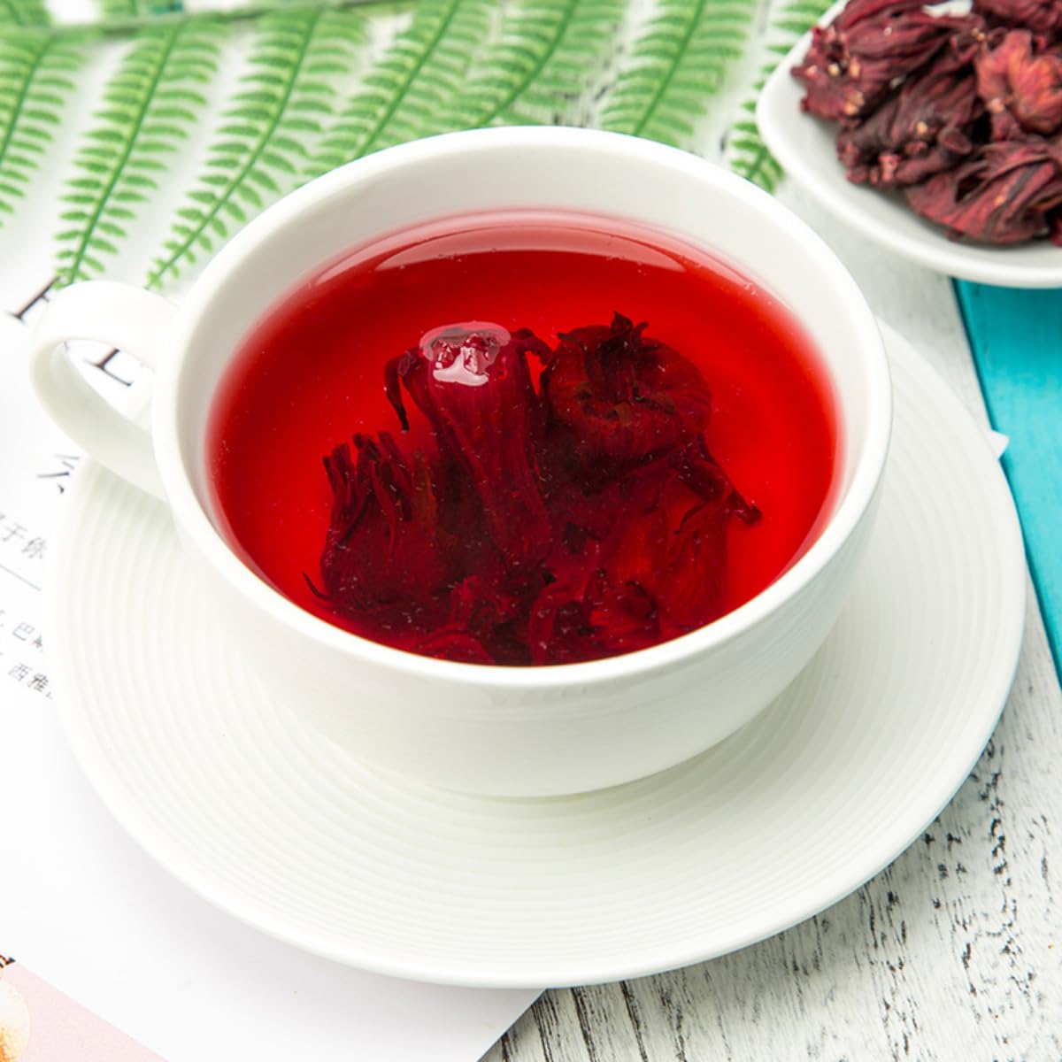 Hibiscus Tea 40g (1.4 Oz), 100% Natural Hibiscus Flowers Dried Flower Tea, Roselle tea Luoshen Flower Tea Herbal Tea